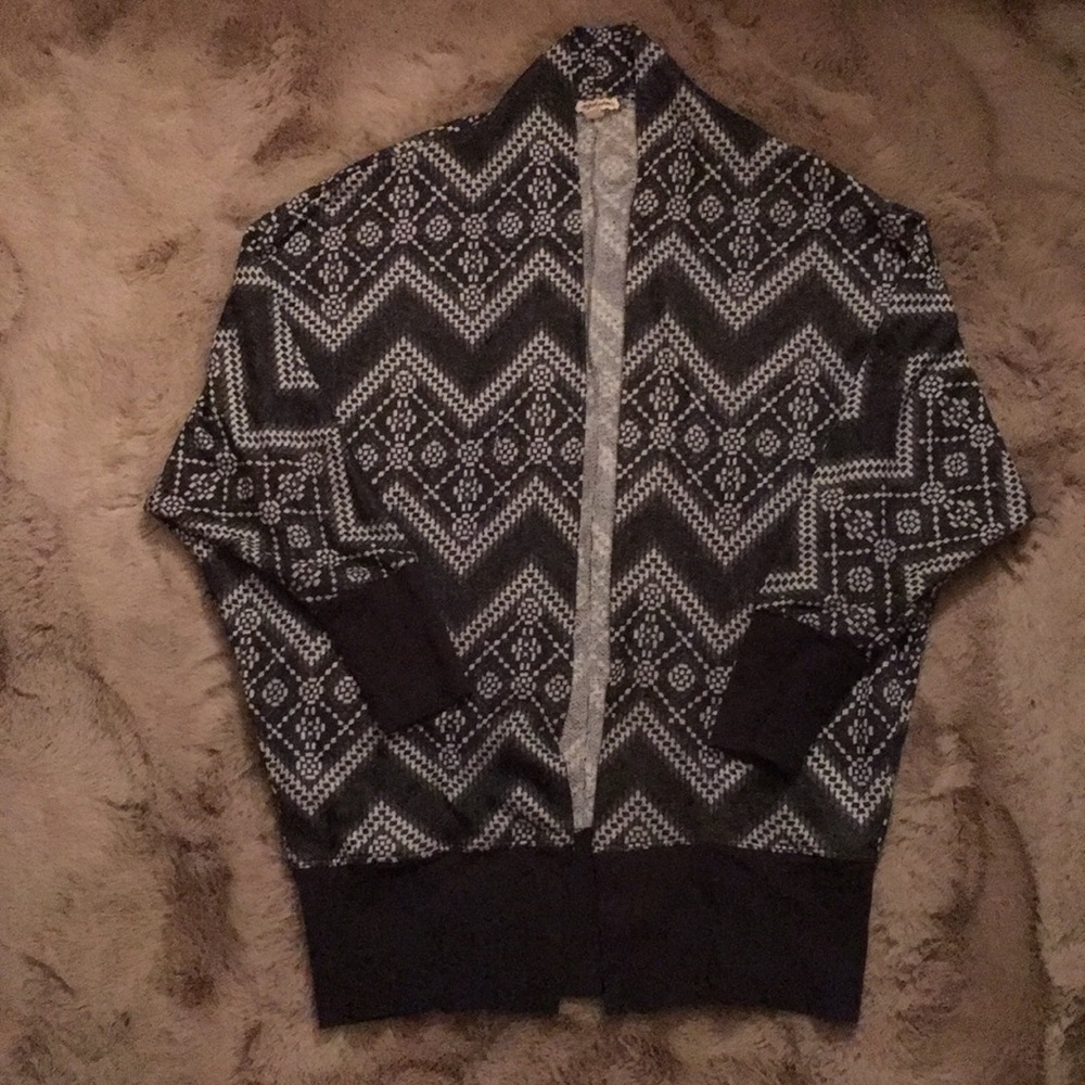 Dark gray cardigan